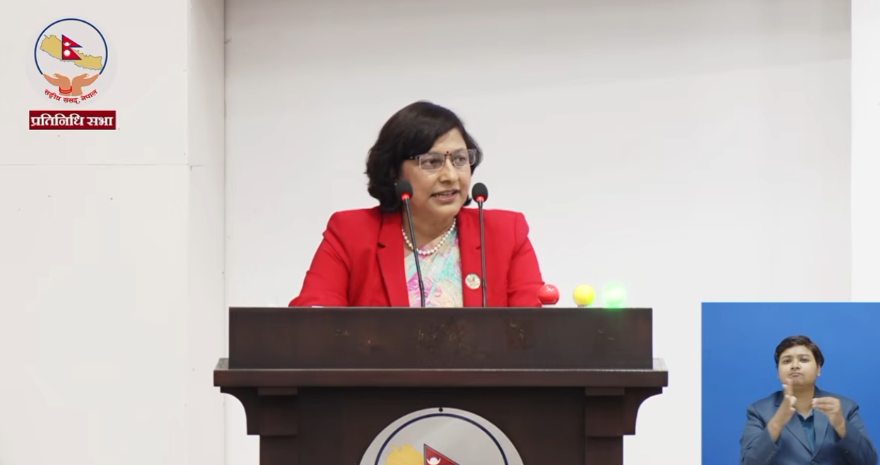 सम्पत्ति शुद्धिकरण विधेयक हतारमा पास नगर्न सांसद बलावती शर्माको आग्रह