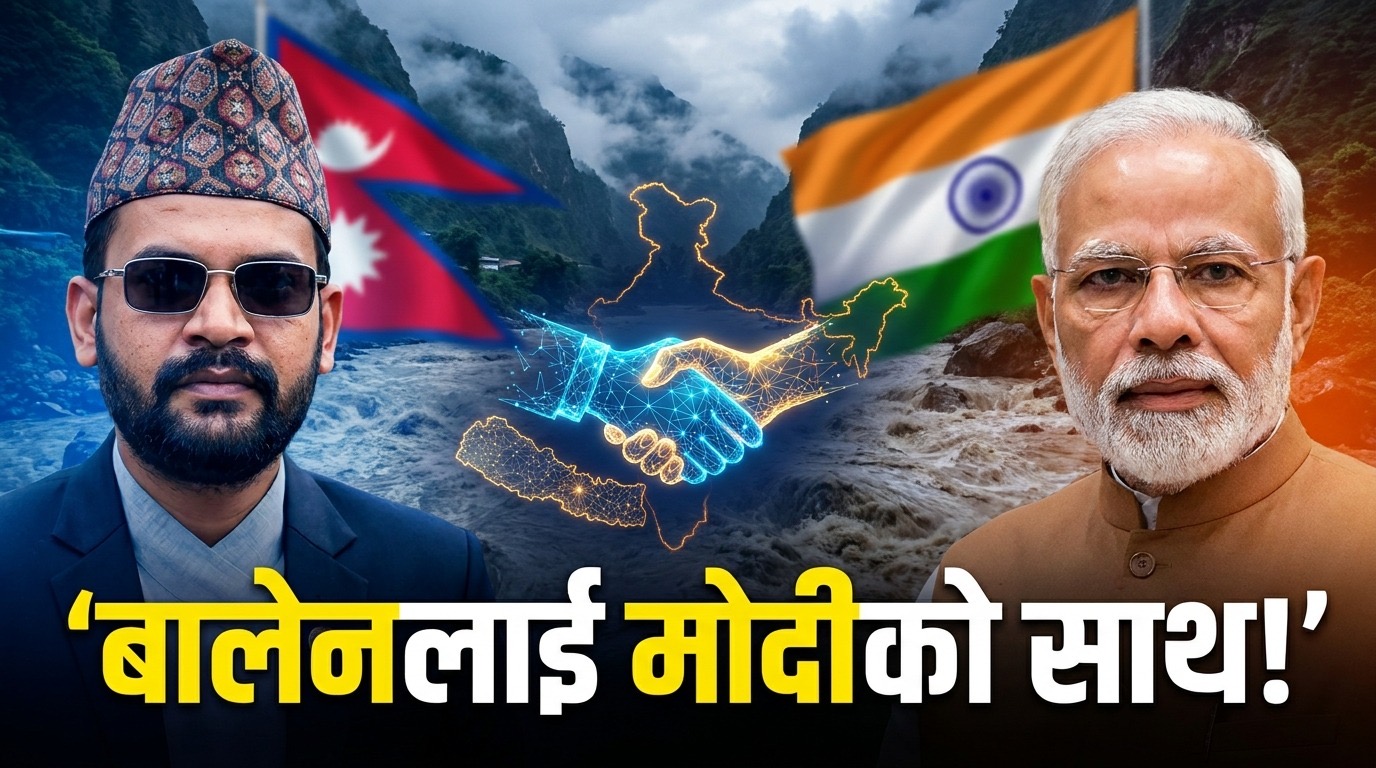 बालेनले हात बढाए,अघि सरे मोदी