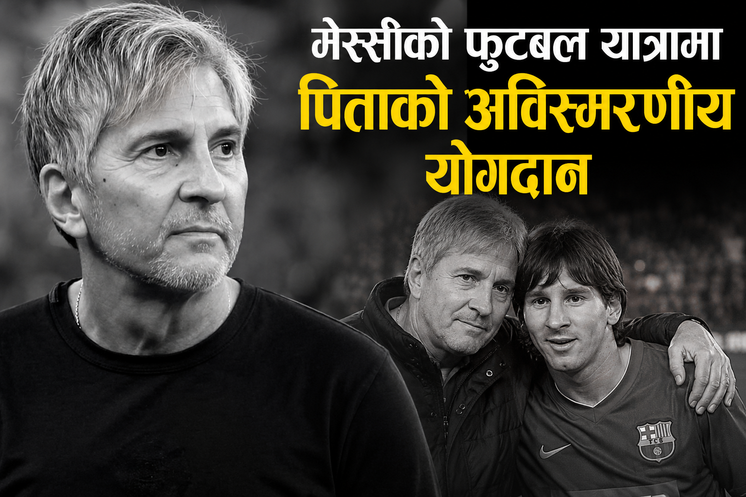 मेस्सीको फुटबल यात्रामा पिताको अविस्मरणीय योगदान