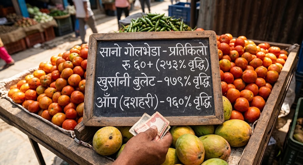 महंगो बन्यो भान्छा: तरकारीमा २ सय ५३ प्रतिशतसम्मको मूल्यवृद्धि महंगो बन्यो भान्छा: तरकारीमा २ सय ५३ प्रतिशतसम्मको मूल्यवृद्धि