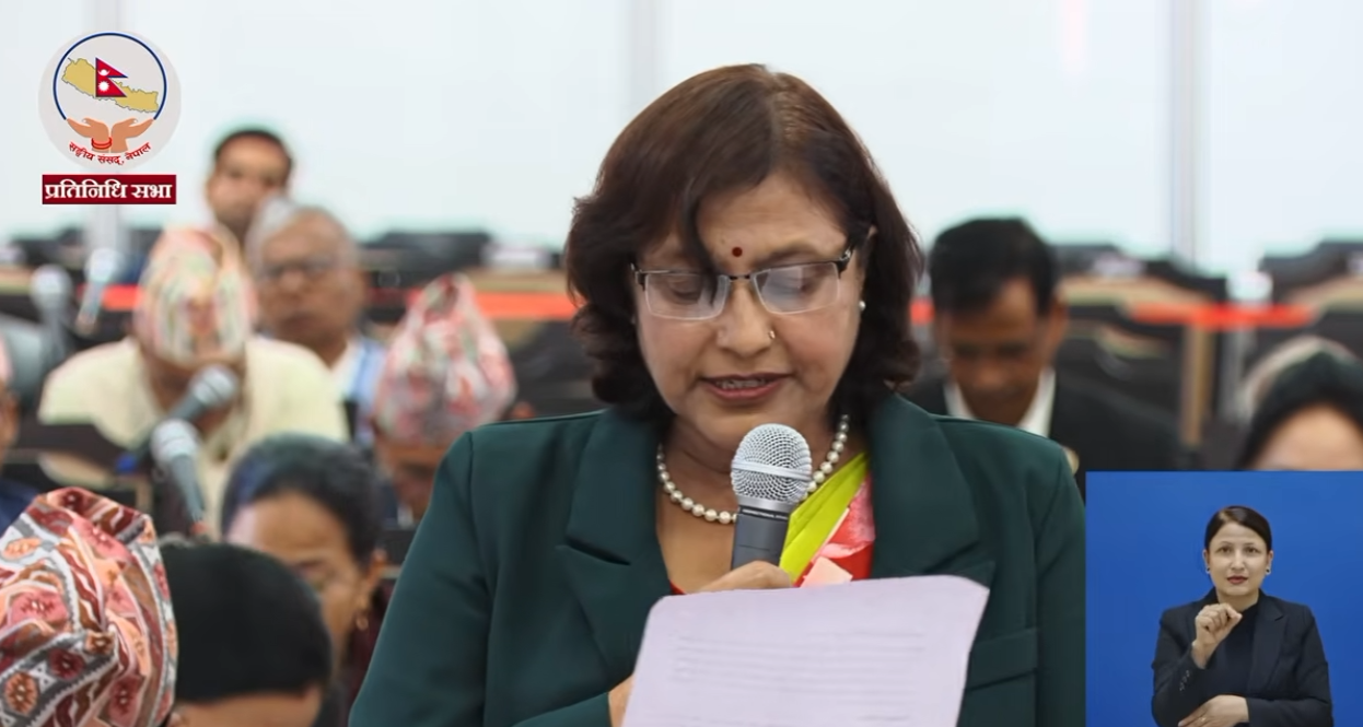 जनता अप्ठ्यारो अवस्थामा हुँदा प्रधानमन्त्री सामाजिक संजालमै सिमित हुनुभयो : बलावती शर्मा जनता अप्ठ्यारो अवस्थामा हुँदा प्रधानमन्त्री सामाजिक संजालमै सिमित हुनुभयो : बलावती शर्मा