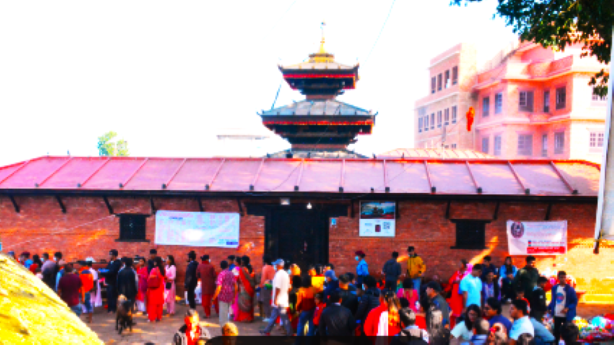 पलाञ्चोक भगवतीको मूर्तिमा ‘पसिना’ आएपछि तान्त्रिक विधिबाट क्षमा पूजा
